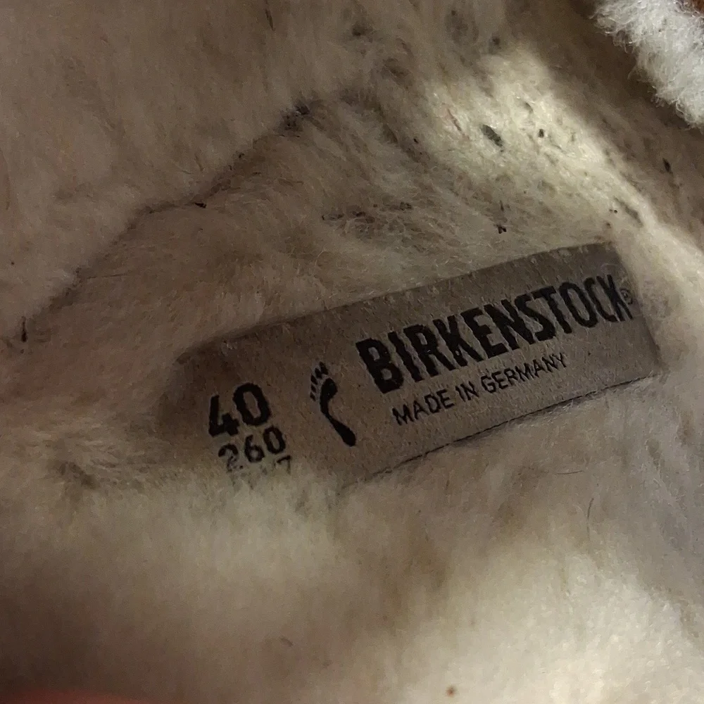 Birkenstock Suede With Fur Size 40